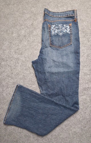 Y2k bootcut jeans hose - bootcut, blau