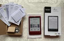 Sony PRS-T3 S 2GB, WLAN, 15,2 cm (6 Zoll) - Rot, Extras, Neuwertig!