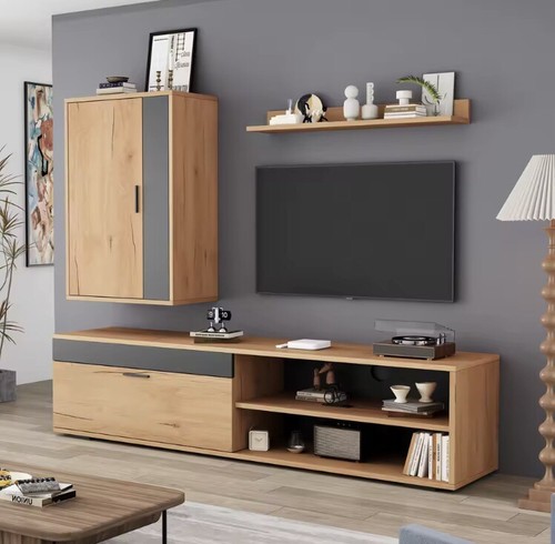 Wohnwand set schrank - wohnwand,