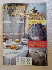 RICO DESIGN Bd.7 DIE ERSTEN FRÜHLINGSBOTEN ZU OSTERN 31 Stickideen für Zählstof