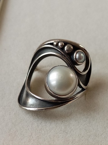 Silberring 925 teilw