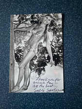 Foto  Salli  SACHSE    Schauspielerin  signiert