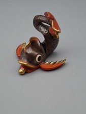 Vintage Herend Koi Karpfen Porzellan Figur Kartenhalter