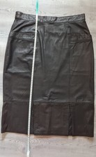Damen Lederrock Braun Gr.44