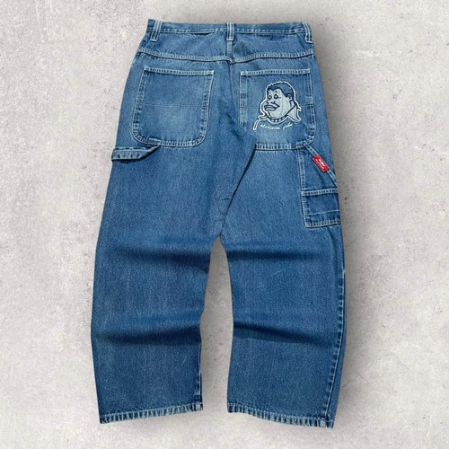 Vintage fubu platium jeans - platium,