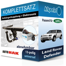 Für Land Rover Defender 19- AUTO HAK Anhängerkupplung abnehmbar + 13polig E-Satz