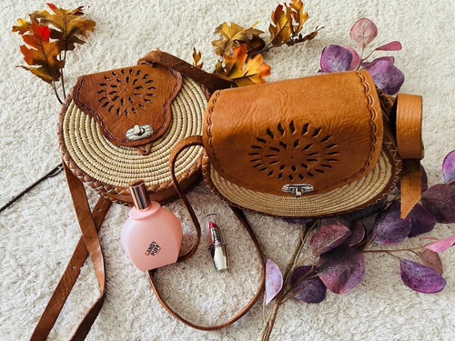 Boho runde tasche aus - boho,