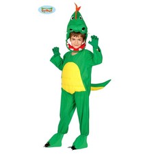Drachen Kostüm Kinder - 3 - 4 Jahre 95 - 100 cm - Dino Faschingskostüm