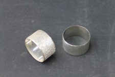 2 x alte Serviettenringe Vintage Deko Ringe Serviette 