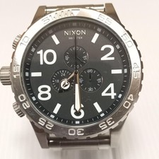 Nixon Uhr Schwarz / Silber