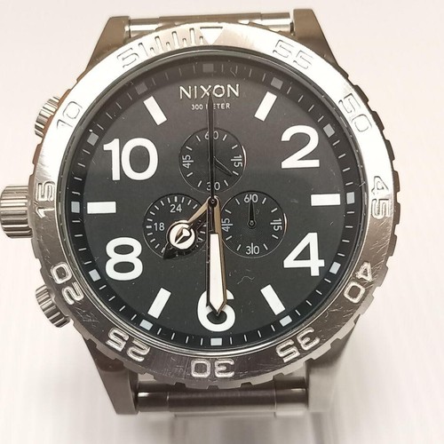 Nixon uhr schwarz silber - nixon,
