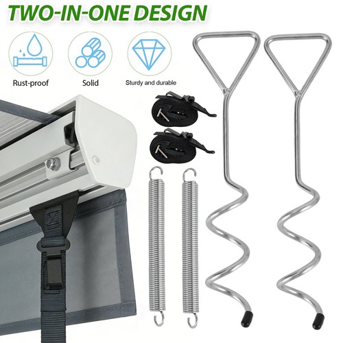 Sturmband markise set für - markise,