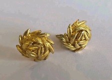 Ohrclips Vintage  Swirl