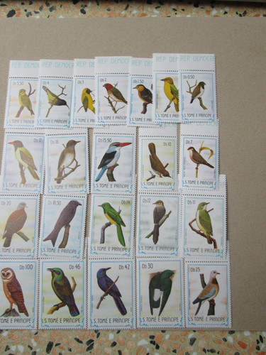 Briefmarken vögel klbg - ,