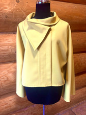 Jacke Jäckchen Unikat 40/42 gelb zitronengelb caromoda design