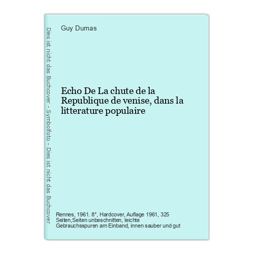 Echo chute de la - de,