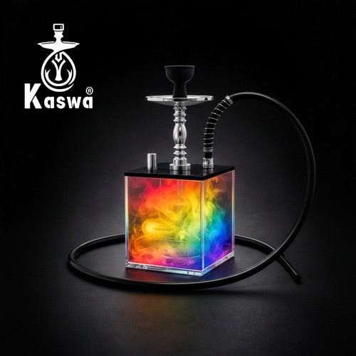 Kaswa clear square shisha - clear,