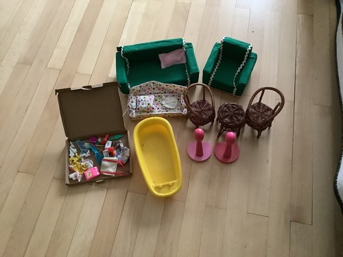 Barbiezubehör paket sofa - barbiezubehör,