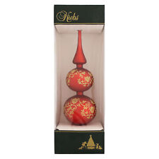 Christbaumspitze rot matt mit