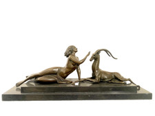 Bronzeskulptur art deco akt - deco,