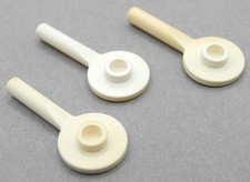 1x LEGO 3900 Minifigur Zubehör Signalkelle Polizeikelle Weiß (MÄNGEL)