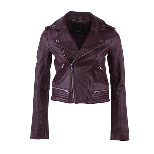 Maje bikerjacke bordeaux - maje,