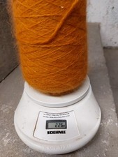 ca. 200g / 8x 70% Angora Wolle auf Kone kürbis selten (2)