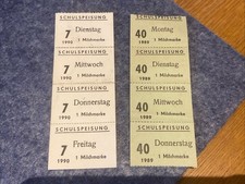 DDR Essensmarken Schulspeisung