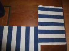 4 Tischsets, jeansblau/weiss, 47 x 33 cm