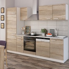 Küche Küchenzeile Küchenblock Einbauküche Komplettküche 270 cm Optima Vicco