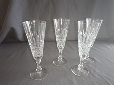 4 Sektgläser  Kristall mit