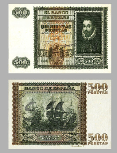 500 pesetas quinientas - pesetas,,