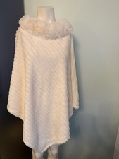 Kunstfell Cape Poncho Gr 36 38