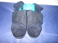 Blauer Relax Hausschuh, leichtes anziehen bequem, Memory Foam Sohle größe 8, Neu