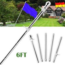 5 Knoten Flaggenstock Fahnenmast Edelstahl rostfreier Fahnenstock Flagge Fahne