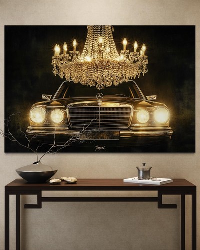 Leinwand bild oldtimer kunst - leinwand,