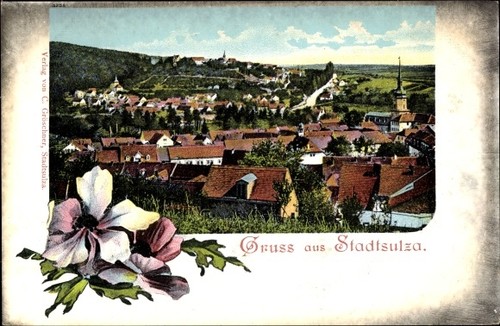 Bad sulza thüringen blick - ak,