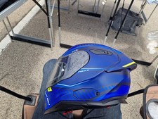 Integral Helm Motorrad NEXX SX.100R Blau Neon GRÖSSE S 