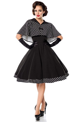 Swing kleid mit cape vintage - cape,