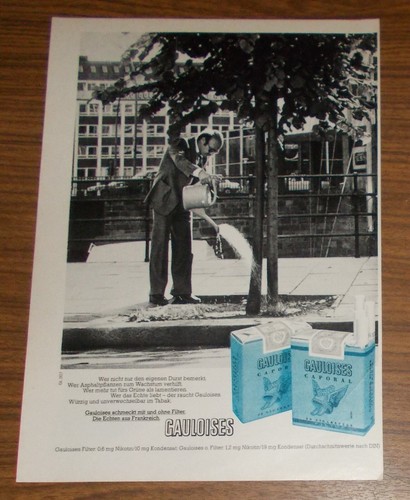 Seltene werbung gauloises - gauloises,