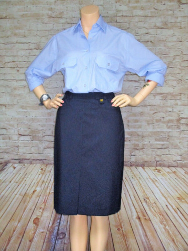Post damen rock uniformrock - post, rock,