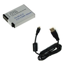 Akku und Ladekabel für Nikon Coolpix S800c S8000 S8200 S9200 S9300 S9400 S9500