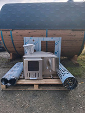 Ofen Holzofen Hottub Badefass
