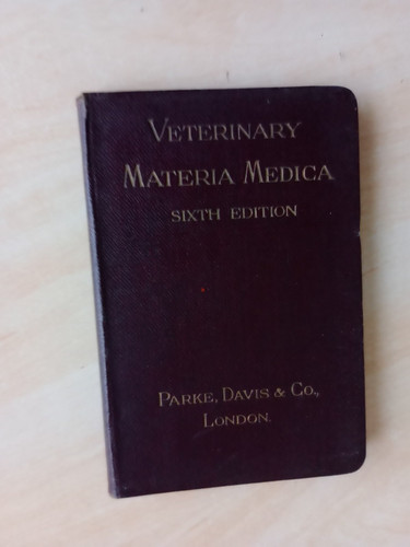 Veterinary materia medica 6th - materia,