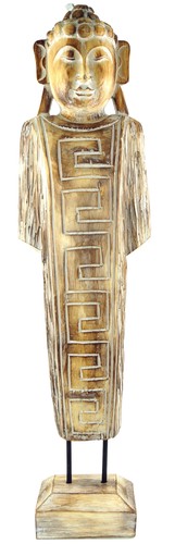 Stehender buddha holzbuddha - holzbuddha,