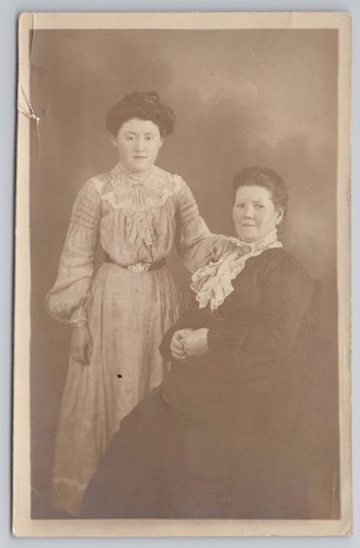 Rppc zwei frauen studio - rppc,