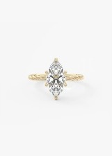 Verlobungsring 14k gelbgold - verlobungsring,