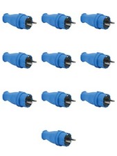10 x Stecker Vollgummi IP44