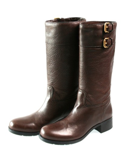 Prada stiefel klassich braun - prada,