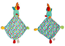 WIE NEU* 2 x Pusblu Schmusetuch Vogel Papagei Ara blau Schnuffeltuch Kuscheltuch